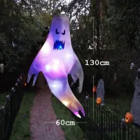 LED Hanging Ghost Halloween Decor thumbnail 6