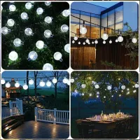 Solar Crystal Fairy String Lights thumbnail 5