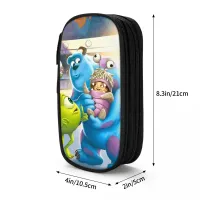 Monsters University Pencil Case Large Pencil Pouch Students Canvas Aesthetic Back To School Pencil Cases Stationery Organizer thumbnail 2