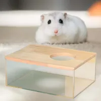 Clear Hamster Bathroom Sand Box thumbnail 2