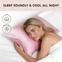 Silk Satin Pillowcase Queen thumbnail 4