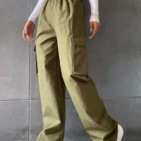 Y2K Ripped Baggy Cargo Pants thumbnail 5