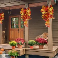 Artificial Maple Leaf Garland thumbnail 3