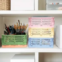 Foldable Storage Baskets with Handles thumbnail 1