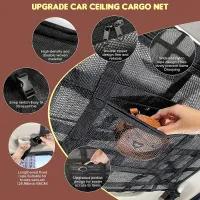 Car Roof Storage Net Bag Organizer thumbnail 4