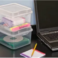 Sterilite FlipTop Stackable Storage Bin thumbnail 6