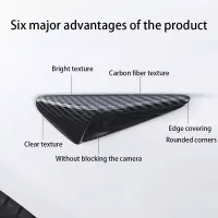 ABS Carbon Camera Cover for Tesla thumbnail 4