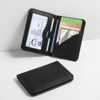 Slim RFID Blocking Leather Wallet thumbnail 1