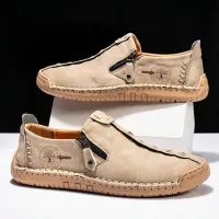 Handmade Leather Slip-On Loafers thumbnail 6