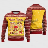 Christmas Chicken Long Sleeve Hoodie thumbnail 4