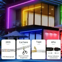 RGB LED Strip Light with Remote Control thumbnail 4
