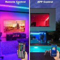 RGB LED Strip Lights with Music Sync thumbnail 2