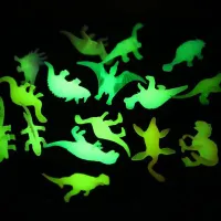 12PCS Glow in the Dark Mini Dinosaur Figures thumbnail 5
