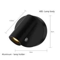 Touch Control LED Wall Lamp with USB Charging thumbnail 5