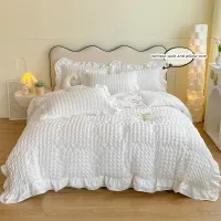 Korean Lace Seersucker Duvet Cover Set thumbnail 5