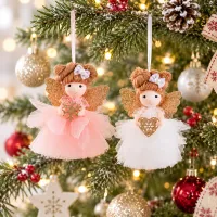 Christmas Angel Hairpin Ornaments Set thumbnail 5
