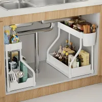 2-Tier Pull-Out Under Sink Organizer thumbnail 1