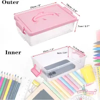 Clear Plastic Storage Box with Lid thumbnail 3