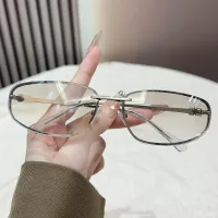 Y2K Cat Eye Mirrored Sunglasses thumbnail 3