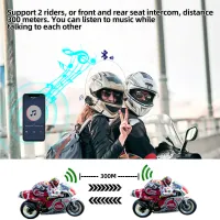KEBIDUMEI Motorcycle Intercom Headset thumbnail 2