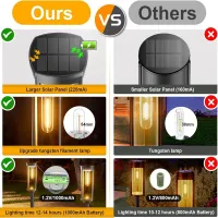 Retro Solar Pathway Lights Set thumbnail 4