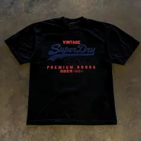Vintage Letter Print Cotton Tee thumbnail 5