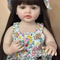 22" Silicone Reborn Baby Girl Doll thumbnail 1