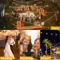 Solar Globe String Lights - Outdoor thumbnail 5