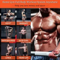 Heavy-Duty Resistance Band Bar Set thumbnail 2