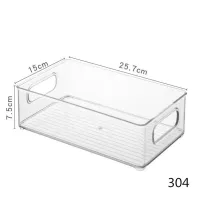Acrylic Clear Storage Box with Handles thumbnail 5