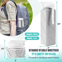 Collapsible Travel Water Bottle thumbnail 6