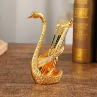Luxury Swan Dessert Utensil Set thumbnail 4