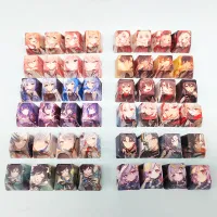 4-Key Anime PBT Keycap Set thumbnail 1