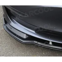 Carbon Look Tesla Model 3 Bumper Lip Splitters thumbnail 5