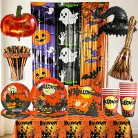 Halloween Disposable Tableware Party Set thumbnail 1