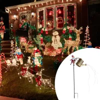 Santa Watering Can Solar Lantern thumbnail 1