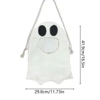 Ghost Candy Bag Halloween Pouch thumbnail 6
