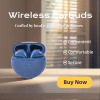 TWS Wireless Half In-Ear Bluetooth Earbuds thumbnail 2