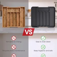Black Expandable Drawer Organizer thumbnail 6