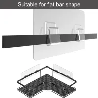 Adhesive Shower Caddy Shelf Stickers thumbnail 2