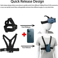 2-in-1 Chest & Head Strap Phone Mount thumbnail 2