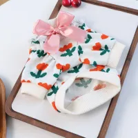 Tulip Knit Pet Sweater - White thumbnail 3