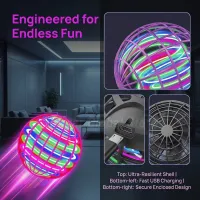 RC Magic Flying Ball Boomerang Drone Toy thumbnail 4