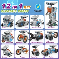 12-in-1 STEM Robot Building Kit thumbnail 2