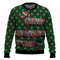 Christmas Ugly Sweater Santa Skull 3D Print Pullover thumbnail 4