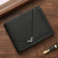 Slim RFID Blocking Leather Wallet for Men thumbnail 3