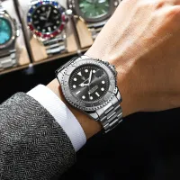 POEDAGAR Luxury Steel Men's Quartz Watch thumbnail 6