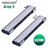 4-in-1 USB C Hub with 60W PD thumbnail 1