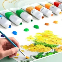 Washable Watercolor Paint Set 12-24 Colors thumbnail 6