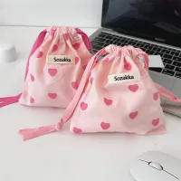 Pink Love Women Cosmetic Makeup Bag thumbnail 2